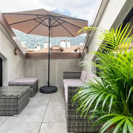 L'attico Del Centro - Luxury Penthouse In Center Apartment Como